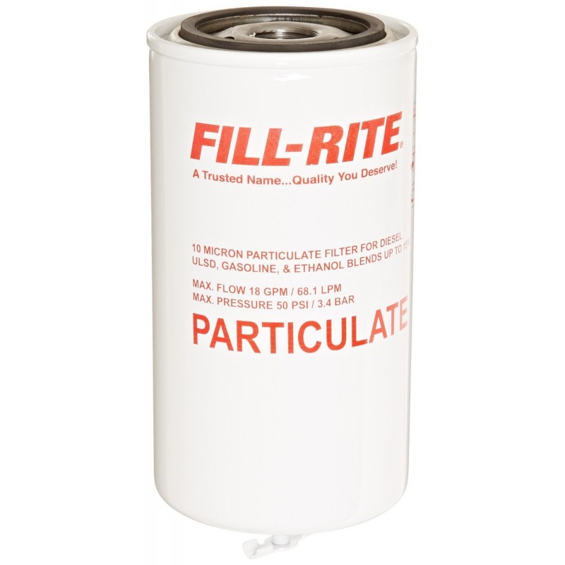 Fill-Rite 1200KTF7018 3/4" 18 GPM 68 LPM Particulate Fuel Filter with Filter Kit 